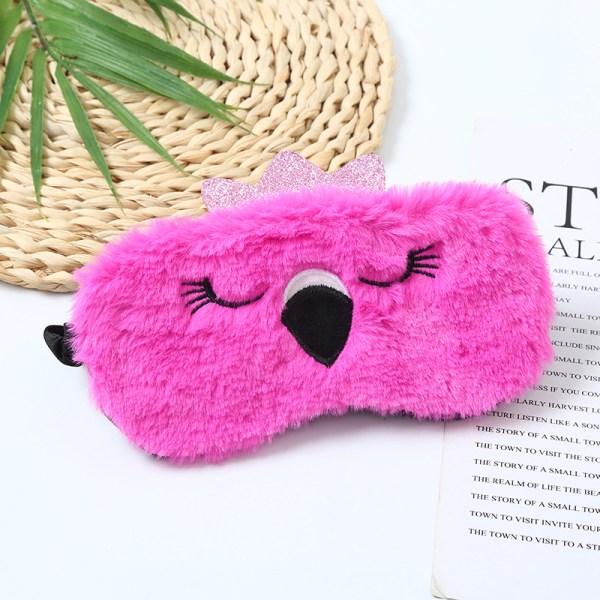 Animal Sleep Mask 3D Silk Velvet Plush Sleep Mask for Women Kids