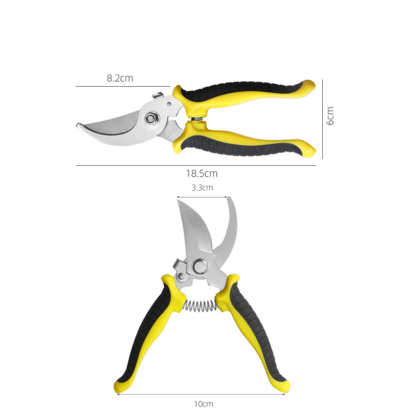 Professionella beskärningssaxar för trädgård, krukväxter och fruktgrenar