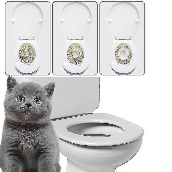 Cat Training Kit - Träna katten att använda toaletten