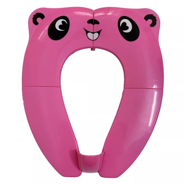 Bäddsitsen är utrustad med cover, som är lämplig för barns hopfällbara resesäte, rosa (rosa)