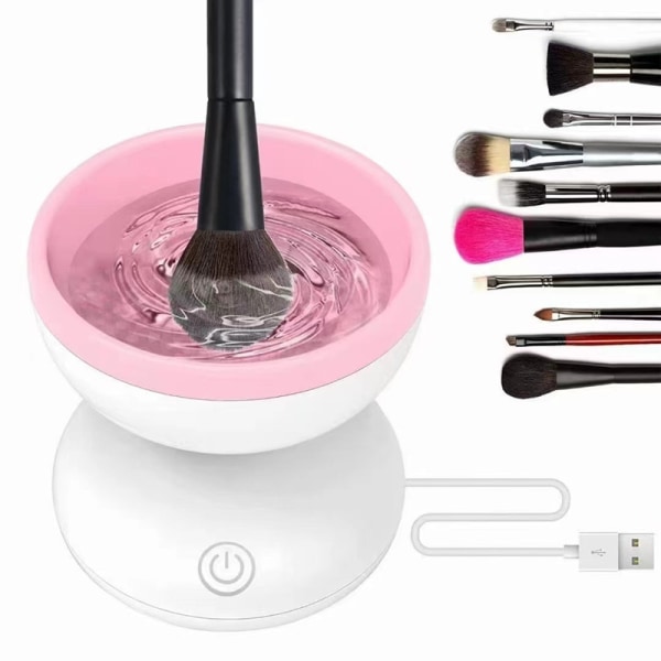 Makeup Brush Cleaner Ultrahurtig elektrisk renser og tørretumbler Automatiske makeupbørster Rengør værktøj