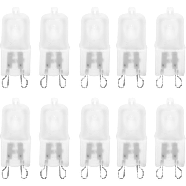 10 stk. G9 220v 40w Halogenpære Lysstift Lampe