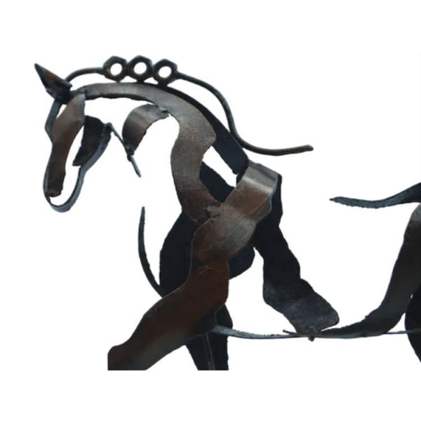 Rustikk Metal Heste Skulptur Adonis Heste Statue Dekor Ornament