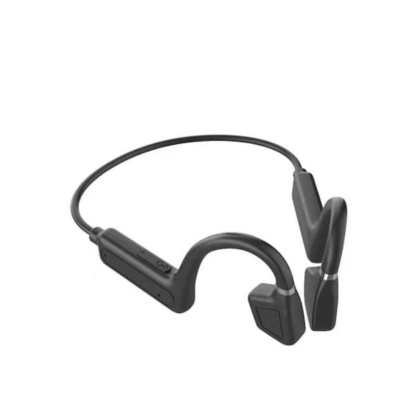 Luftledning Bluetooth Headset Sport Svedafvisende Højteknologisk Bluetooth Headset - Sort