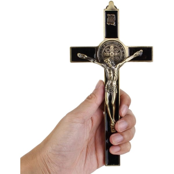 Jesus Kristus Vægkrucifiks Cross Religious Holy 3D Craft Decor Je