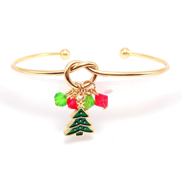 9 st/set Jul Charm Armband för Flickor Thanksgiving Christm