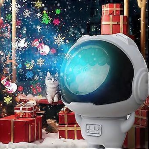 Pyörivä Dynaaminen LED-projektorivalo, Kääntyvä Teräväpiirto Lumiprojektori Kodin Tunnelman Luomiseen Christmas 16 Pictures