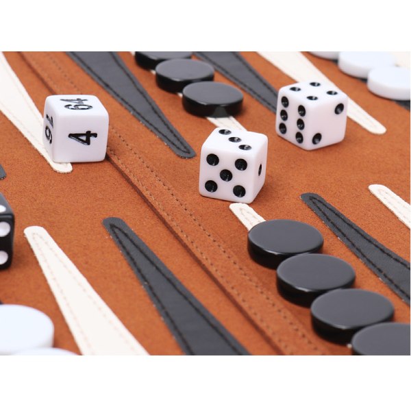 3in1- Schack Backgammon Set Checkers- Resespel för vuxna
