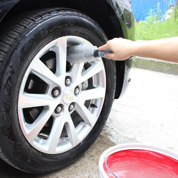 Brosse de moyeu de voiture brosse de pneu brosse de nettoyage de pneus brosse de lavage de voiture produits de nettoyage de voiture