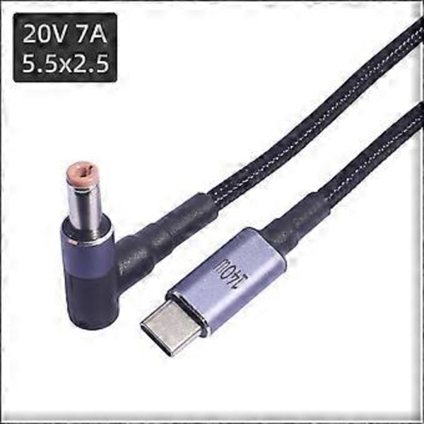 Praktisk PD140W Computer Opladerkabel Effektiv Strømforsyning & Hurtig Data Synkronisering til Laptops, Notebooks 1