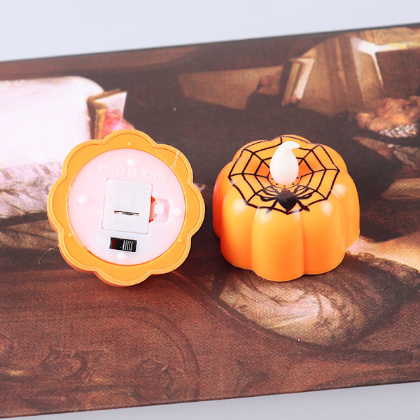 5 kpl Halloween-juhlakoristetarvikkeet led elektroniset kurpitsavalot tunnelmavalot koristevalot sytytä lelu kurpitsakynttilävalot