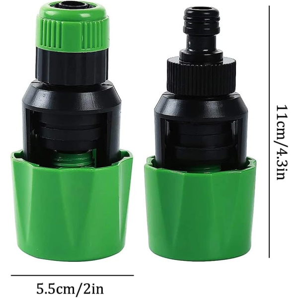 Universal hane adapter, 2 stk. haneforbindelse, justerbar plast