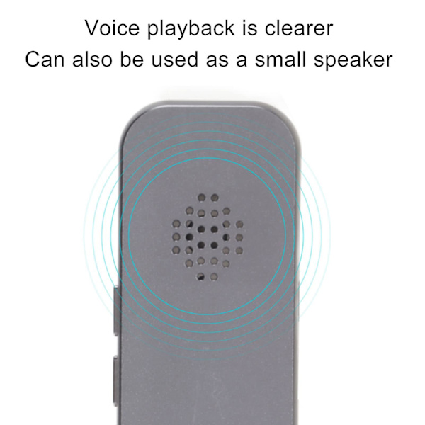 Tovejs stemmefoto-oversætter, Bluetooth 4.2 realtids-oversættelsesenhed, 70 sprog ultratynd lommeoversætter (sort)