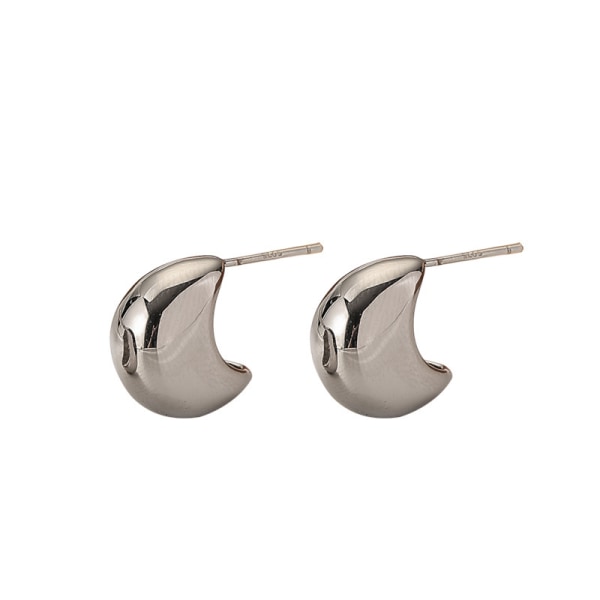 Enkel mini goutte d’eau forme tempérament argent aiguilles petits boucles d’oreille pour les femmes design haute qualité oreille