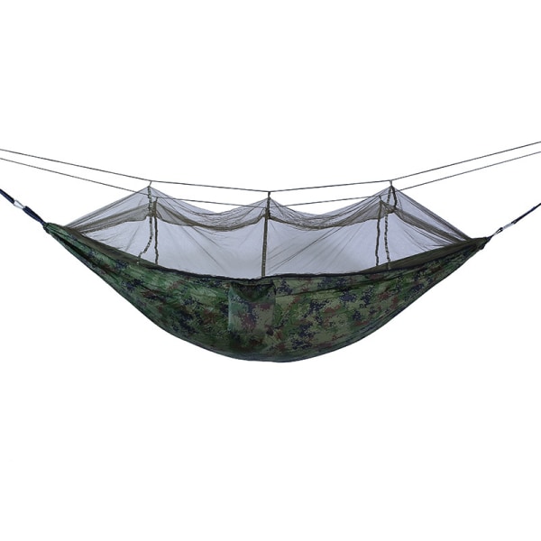 Mosquito Net Hanging Hammock, Outdoor Garden Hammock with Tarp, H