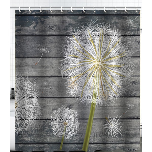 Antimugg dusjforheng 180 x 150 cm polyester, vaskbar, - 9Mo