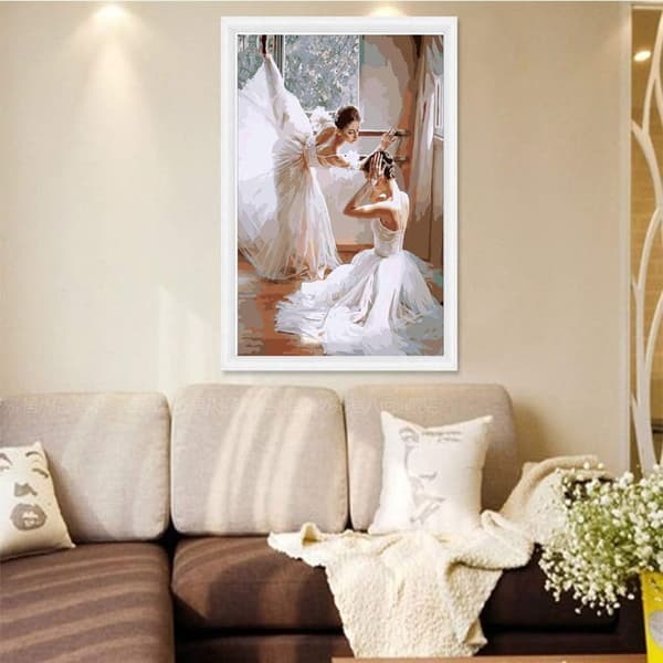 40X30cm 5D Diamantmaleri Kit, DIY Diamantkunstmaleri til Adu