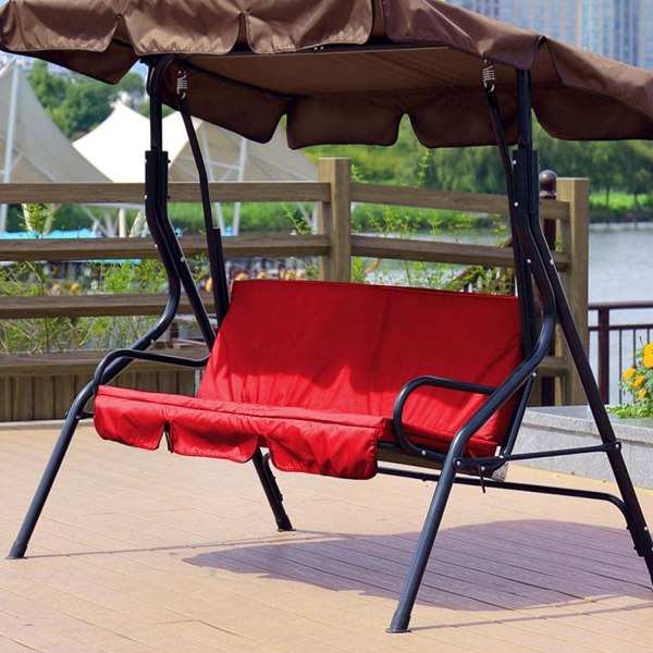 Outdoor Swing 3 Seater Chair Cushion Waterproof Replacement Swing