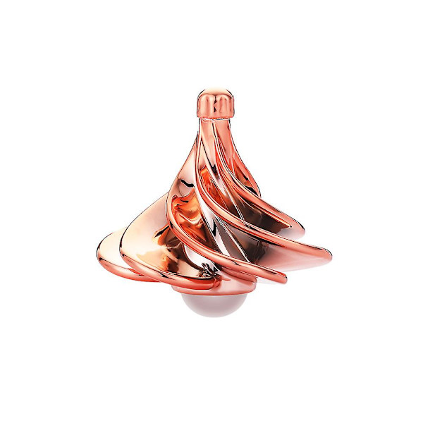2 stk. Spinning Top Wind Gyro Blow Gyro Vindpust Turn Gyro Desktop Dekompresjonsleker Luftstrøm Spinning Gyro (Rosegull)
