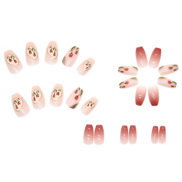 Nagelkonst Blomsterklistermärken 2 lådor Nagelkonst Bladklistermärken Dekoration Nageldesign Manikyr