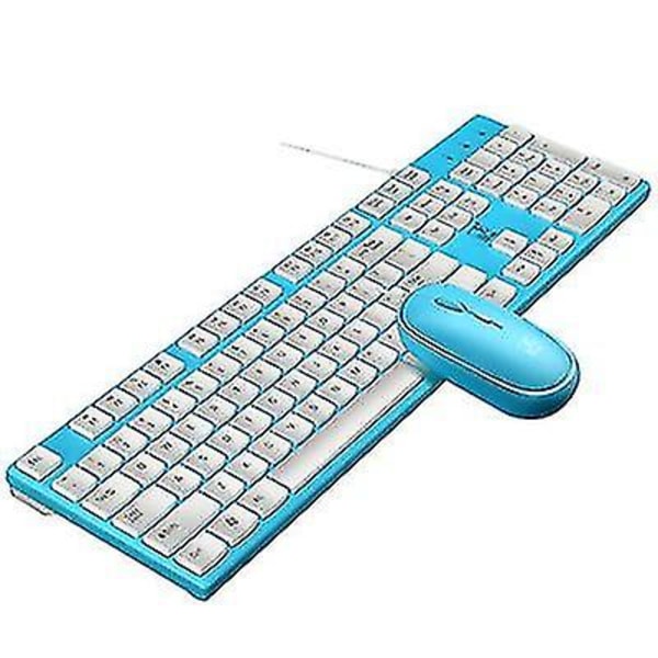 Ultratunt trådbundet USB bytessats för tangentbord och mus（vit）