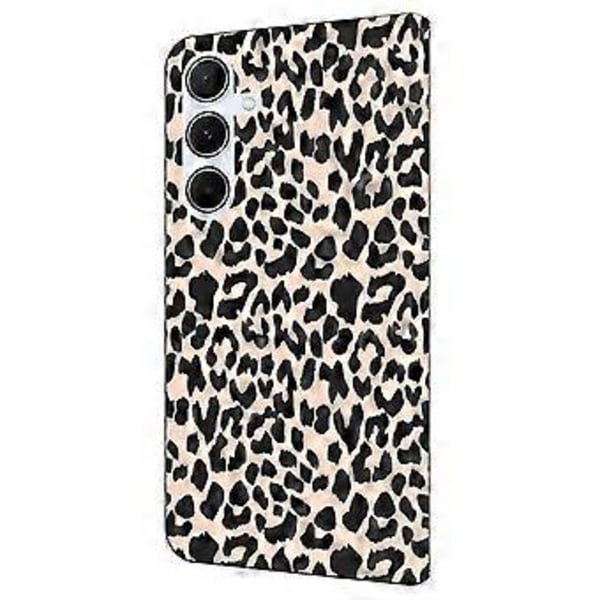 Skal för Samsung Galaxy A16 5G/A16 4G TPU+PU Läder Flip Fodral Leopard Print
