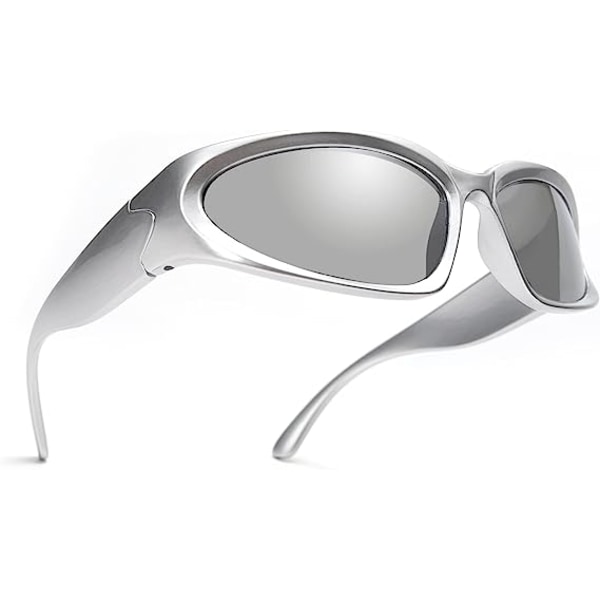 Wrap Around Fashion Solglasögon för män kvinnor Swift Oval Dark S