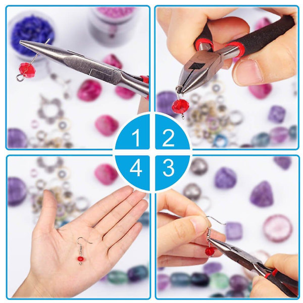 Jewelry Making Supplies Kit-jewelry Repair Tool With Accessories Jewelry Pliers Jewelry Findings And Beading Wires