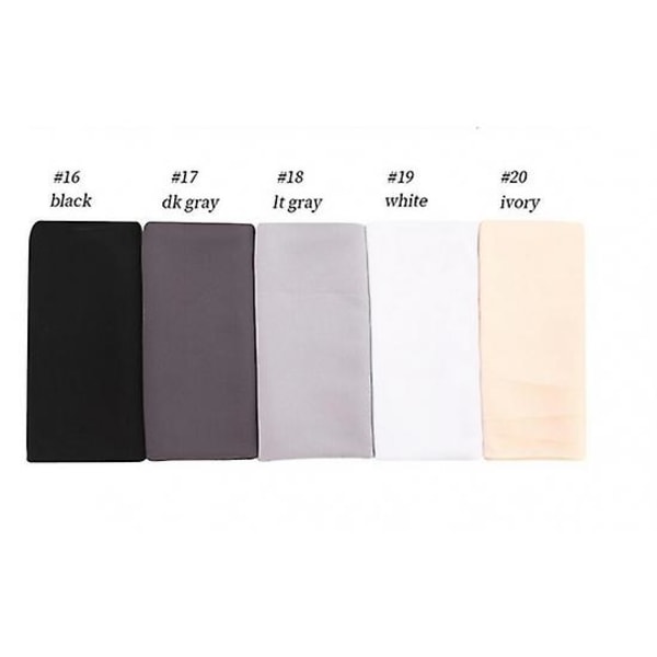 Perle Chiffon Boble Sjal Wrap Hodeskjerf Dame Hijab Sjal (Sjøblå)