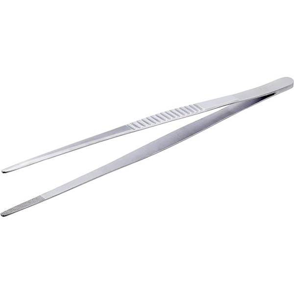 4238.25 - hienostyöt ruostumattomasta teräksestä valmistetut esillepanopihdit 30cm
