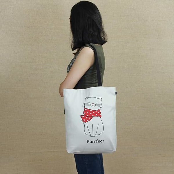 Bomulls Tote Bag - liten bomullsstoff Tote Bag