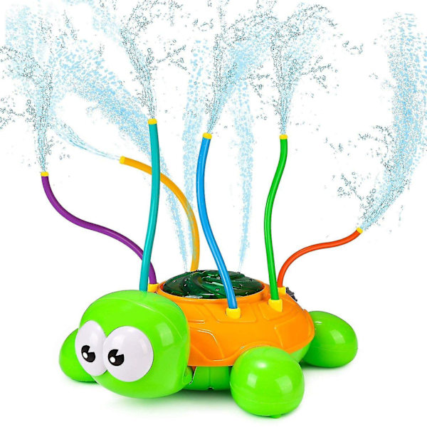 Water Spray Sprinkler For Kids, Water Spinning Turtle Sprinkler Toy