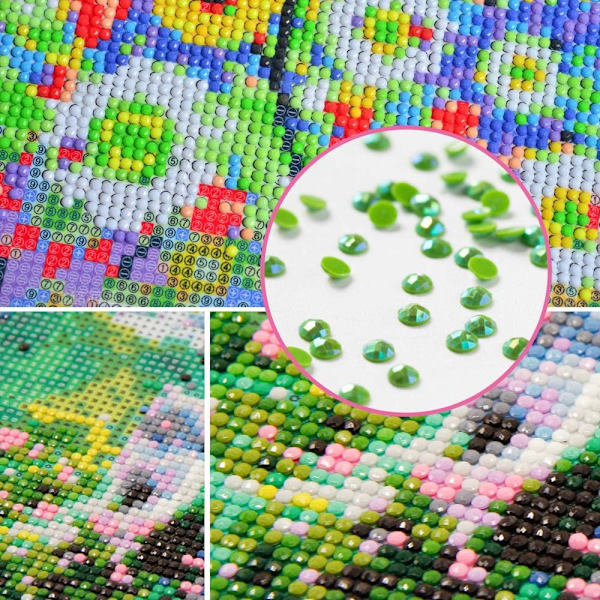 DIY 5d timanttimaalaussetti aikuisille täysi pora kardinaali Diamo