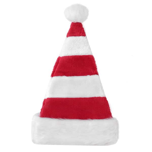 2 st Röd och vit randig hatt julhattar för barn Kristus