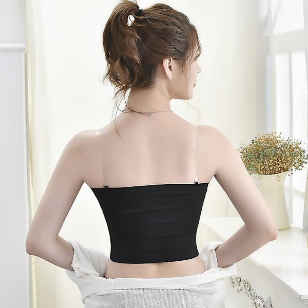 Tjej BH Ftm Lingerie Bröst Binder Transgender BH Vit XL