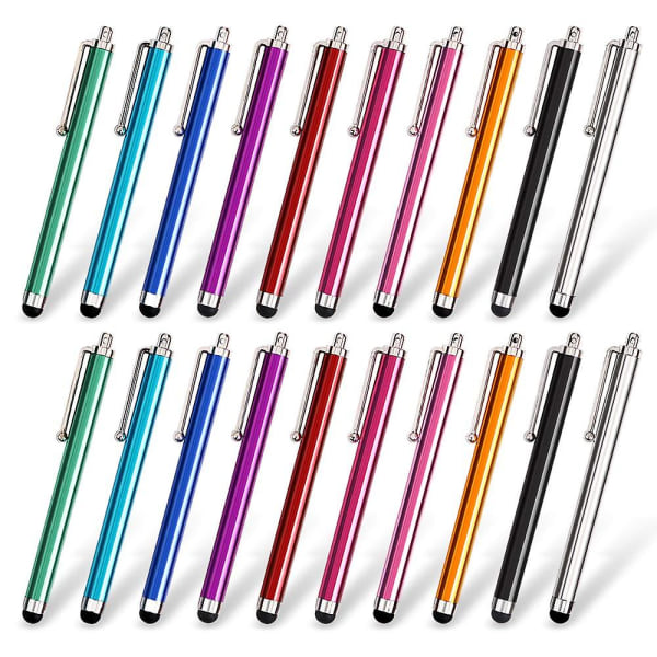 Stylus-pennor för pekskärmar, Stylus-penna för Ipad, Tablet Stylus-penna, 10-pack Random Color（20PCS）