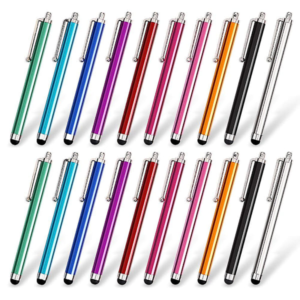 Stylus-pennor för pekskärmar, Stylus-penna för Ipad, Tablet Stylus-penna, 10-pack Random Color（20PCS）