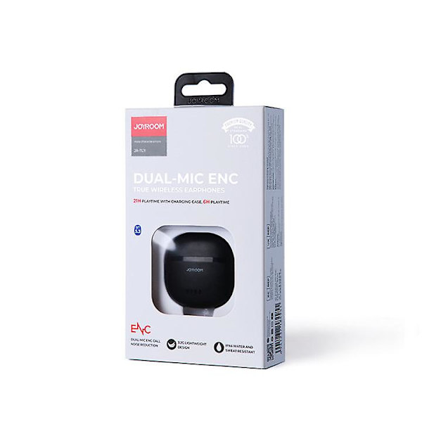 Jr-tl11 Bluetooth trådløs ENC-headset (svart)