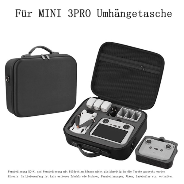 Drone taske hardcase til DJI Mini 3 Pro egnet til DJI RC