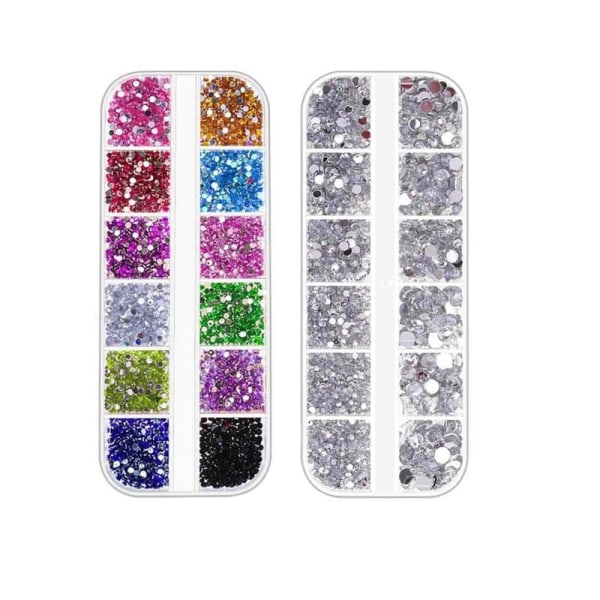 A set of nail art sets (12 color sets)