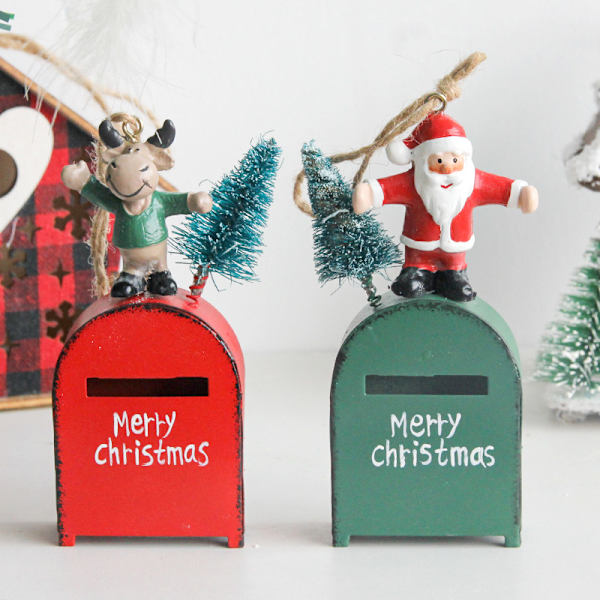 1 st vit miniatyr juldekorationer för hem ytterdörr Chr