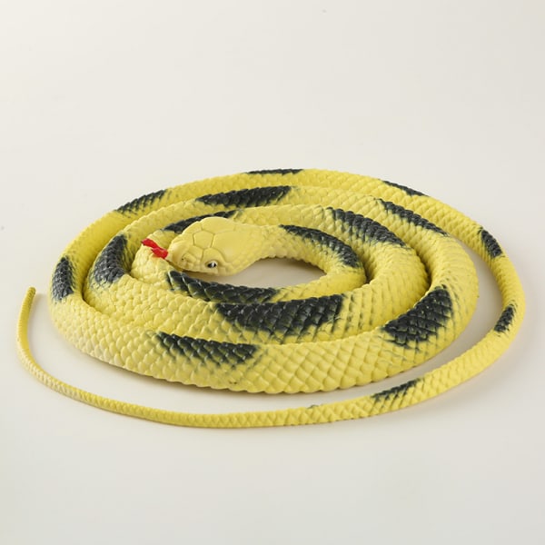 1,2 m kumikäärmelelu simulaatiokäärme lapsille muovinen käärme