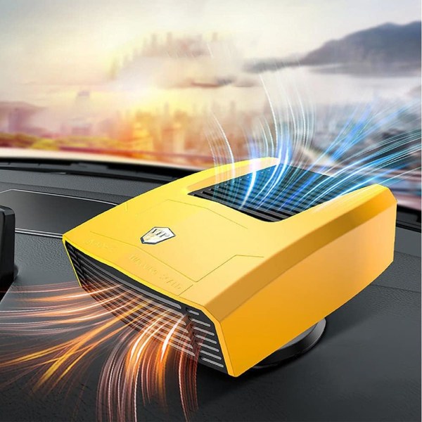 12V Mini Car Defroster Heater, Portable, Two-in-one Function, 360