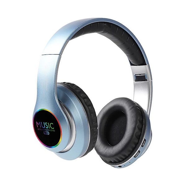 Vj033 Bluetooth-langaton led-urheilukuuloke (taivaansininen)