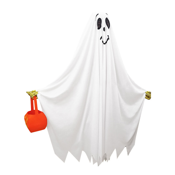 Halloween Spøgelsesagtig Trick or Treat Spøgelse Heks Spøgelse Kappe Cosplay