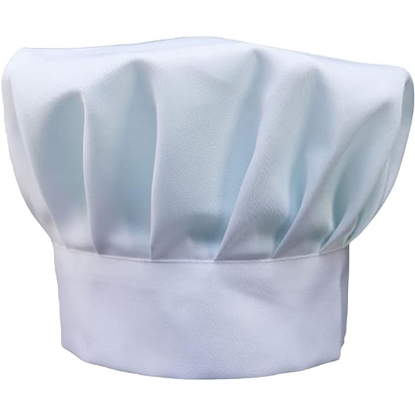 Keittiömestarin hattu, Unisex kokin hattu, keittiöhattu, joustava kokin hattu, A
