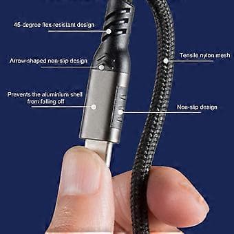 USB3.2 10Gbps Typ C-kabel USB A till Typ-C 3.2 Kabel Dataöverföring USB C SSD Hårddiskkabel 20V 3A PD 60W Snabbladdning 0.5m