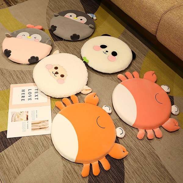 40cm Cartoon Animal Round Stool Cushion, Cute Design Animal Cove