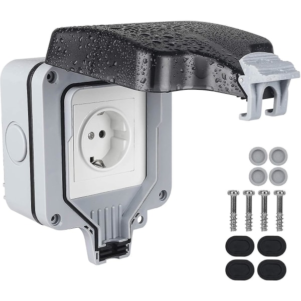 Waterproof Wall Socket Outdoor Socket Ip66 Waterproof, Wall Socket For Outdoor