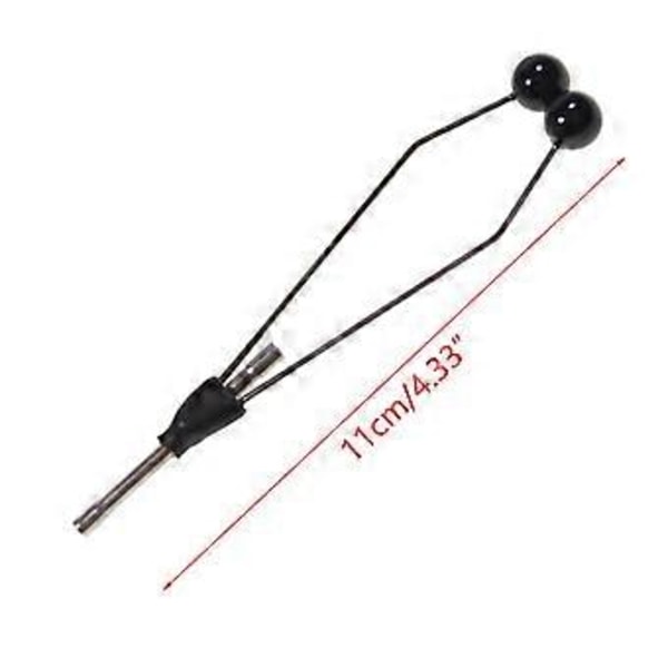 til Kreativ Bobbin Fluefiskeri Bindeværktøj Keramik + Metal Justerbar Bobbin Tråder Spoleværktøj 11cm/4.33in